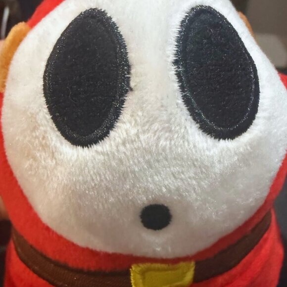 Super Mario SHY GUY Red Enemy 6" Plush Stuffed animal Toy Nintendo w/ Tags - Picture 3 of 13